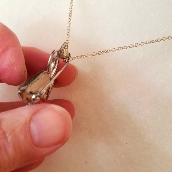 Vintage Sterling Siver & Abalone Brooch/Necklace - Picture 7 of 8